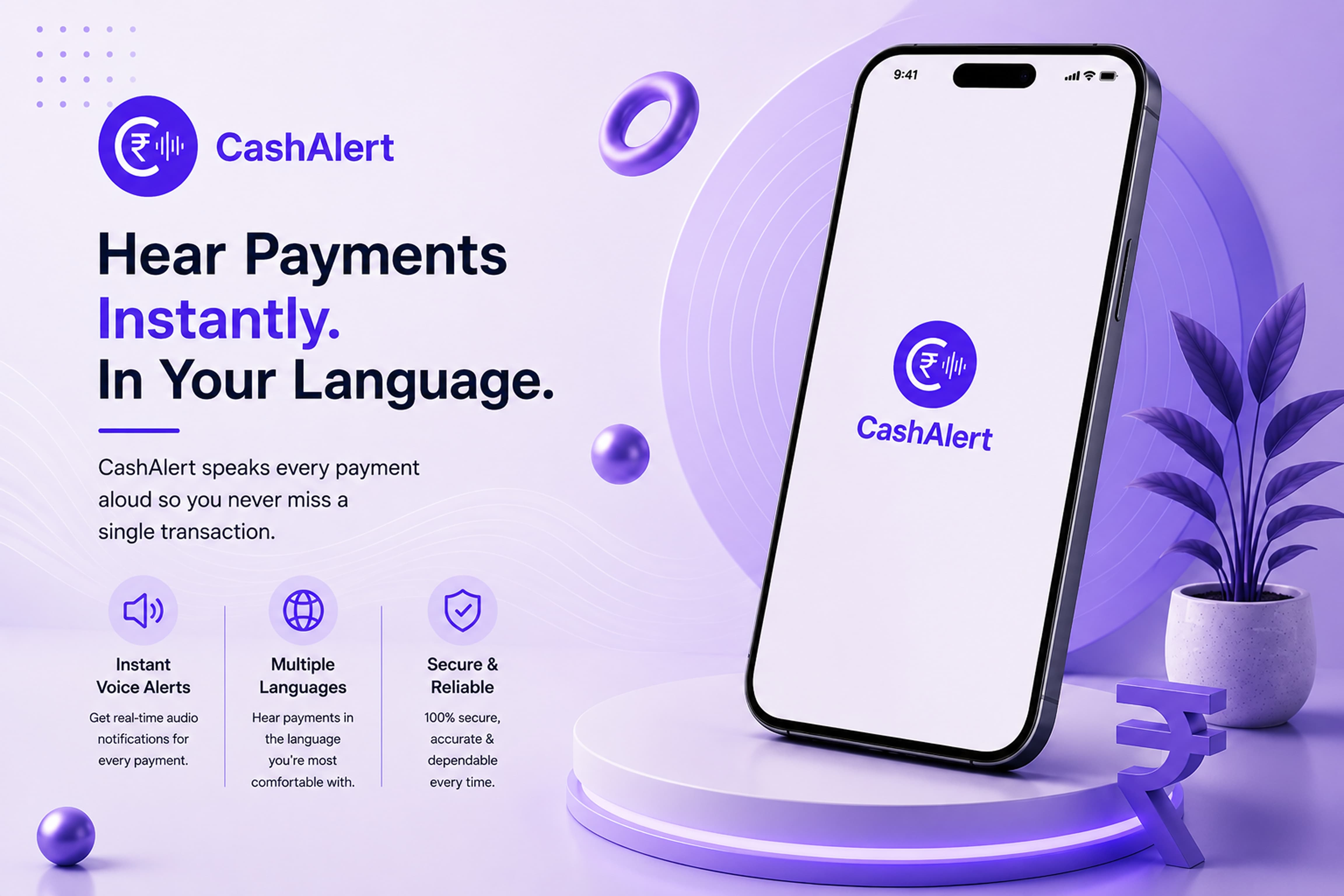 CashAlert – Hear Payments Instantly